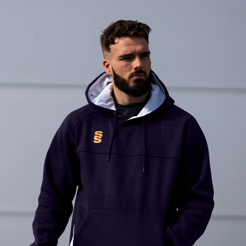 Hampstead CC -  FUSE HOODY NAVY/WHITE
