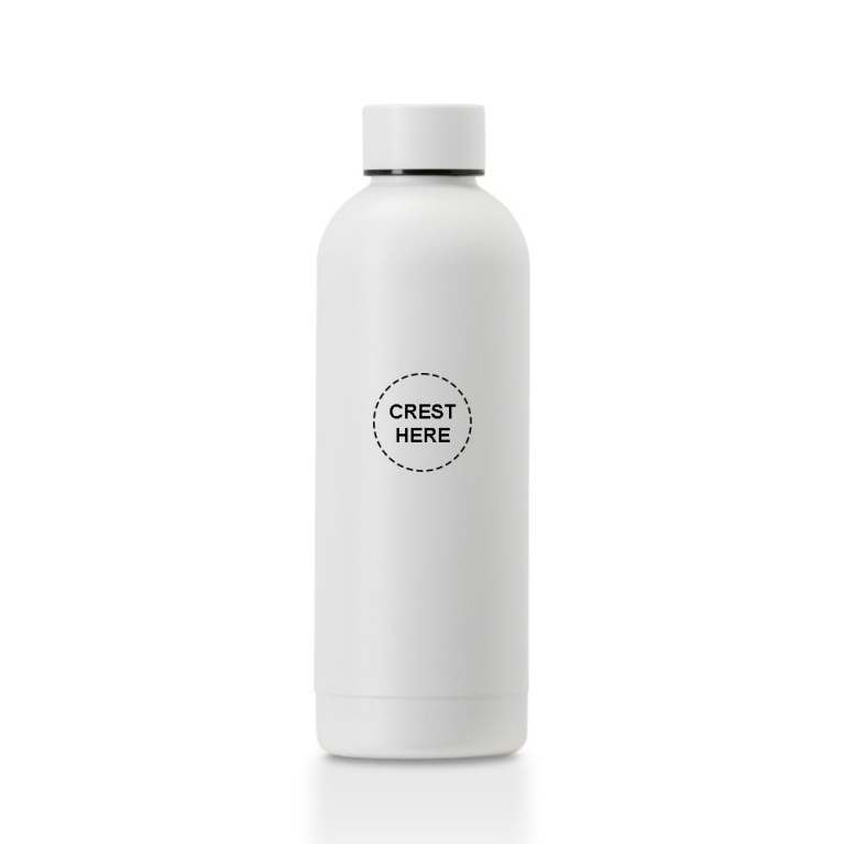 Hampstead CC - STAINLESS STEEL BOTTLE - 500ML-White