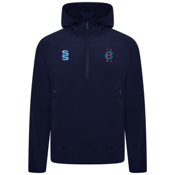 HAMPSTEAD CC - Dual Elite 1/4 Zip Hoody / Rain Jacket : Navy