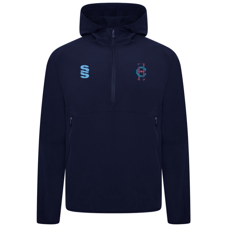 HAMPSTEAD CC - Dual Elite 1/4 Zip Hoody / Rain Jacket : Navy