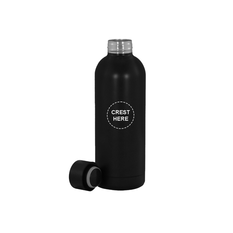 Hampstead CC - STAINLESS STEEL BOTTLE - 500ML-Black