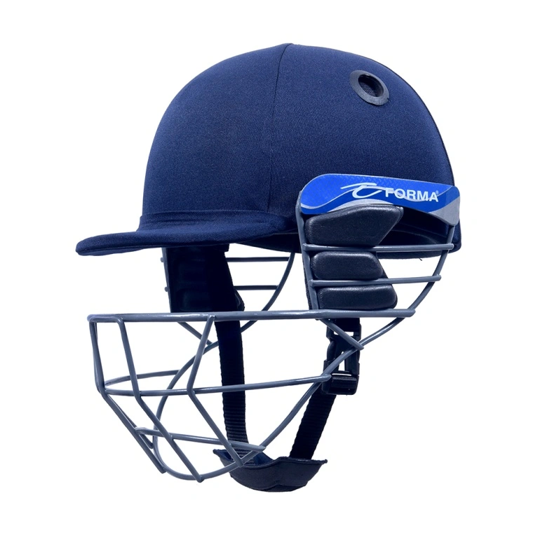 Hampstead CC - Forma Cricket Helmet - Little Master - Titanium Grill - Navy