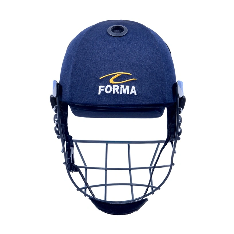 Hampstead CC - Forma Cricket Helmet - Little Master - Titanium Grill - Navy