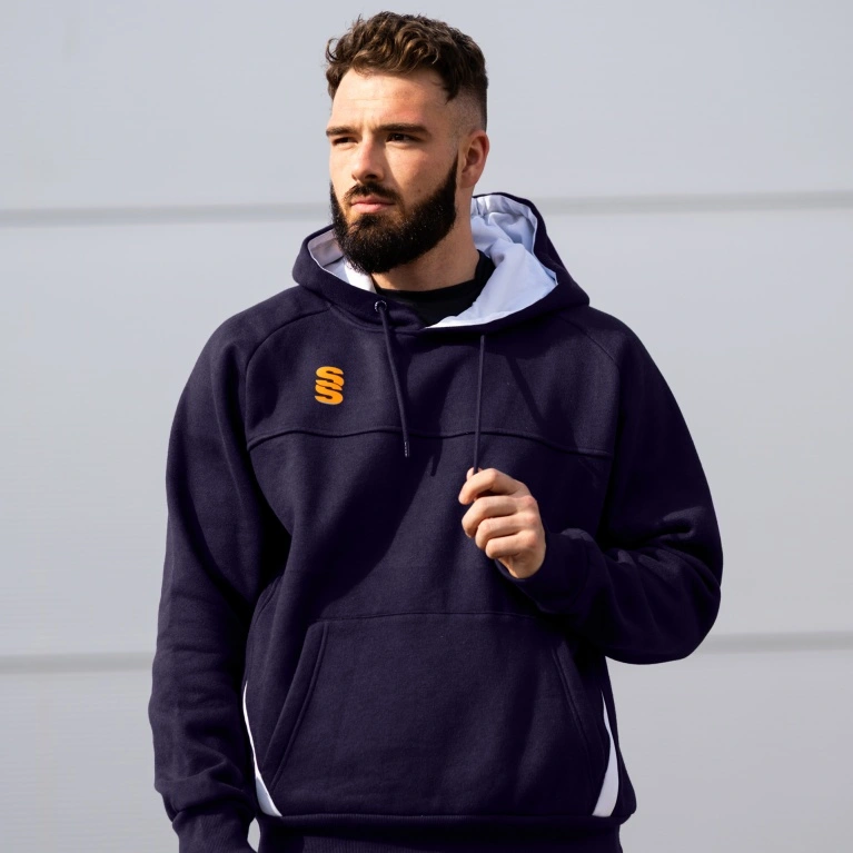 Hampstead CC -  FUSE HOODY NAVY/WHITE